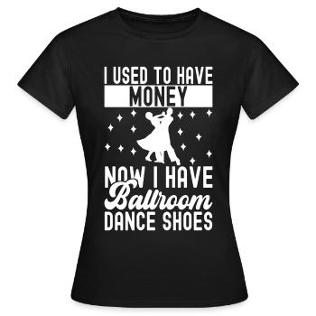 Danse de salon Danseuses de salon Danseuses de salon Danseuses de salon - T-shirt Femme - noir - Devant - AI Model Female 172 dark (172cm)