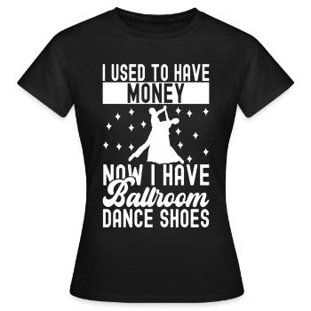 Danse de salon Danseuses de salon Danseuses de salon Danseuses de salon - T-shirt Femme - noir - Devant - AI Model Female 172 dark (172cm)