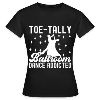 Danse de salon Danseuses de salon Danseuses de salon Danseuses de salon - T-shirt Femme - noir - Devant - AI Model Female 172 dark (172cm)