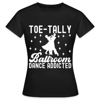 Danse de salon Danseuses de salon Danseuses de salon Danseuses de salon - T-shirt Femme - noir - Devant - AI Model Female 172 dark (172cm)
