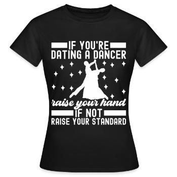 Danse de salon Danseuses de salon Danseuses de salon Danseuses de salon - T-shirt Femme - noir - Devant - AI Model Female 172 dark (172cm)