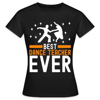 Danse de salon Danseuses de salon Danseuses de salon Danseuses de salon - T-shirt Femme - noir - Devant - AI Model Female 172 dark (172cm)