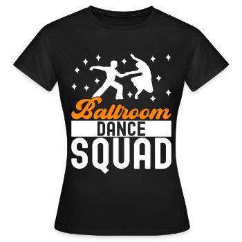 Danse de salon Danseuses de salon Danseuses de salon Danseuses de salon - T-shirt Femme - noir - Devant - AI Model Female 172 dark (172cm)