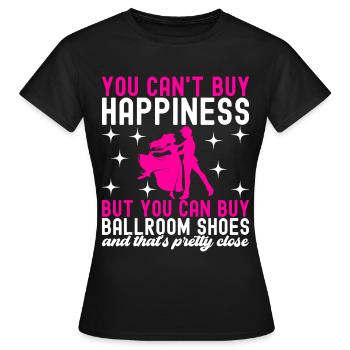 Danse de salon Danseuses de salon Danseuses de salon Danseuses de salon - T-shirt Femme - noir - Devant - AI Model Female 172 dark (172cm)