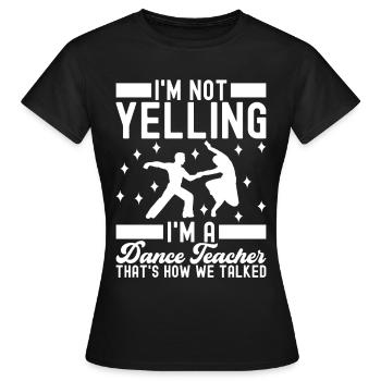 Danse de salon Danseuses de salon Danseuses de salon Danseuses de salon - T-shirt Femme - noir - Devant - AI Model Female 172 dark (172cm)