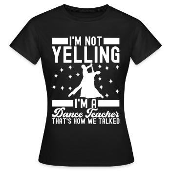 Danse de salon Danseuses de salon Danseuses de salon Danseuses de salon - T-shirt Femme - noir - Devant - AI Model Female 172 dark (172cm)