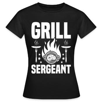 Grillades Barbecue Grillades de fête Barbecue professionnel - T-shirt Femme - noir - Devant - AI Model Female 172 dark (172cm)