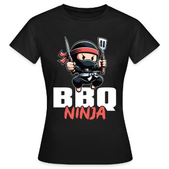 Grillades Barbecue Grillades de fête Barbecue professionnel - T-shirt Femme - noir - Devant - AI Model Female 172 dark (172cm)