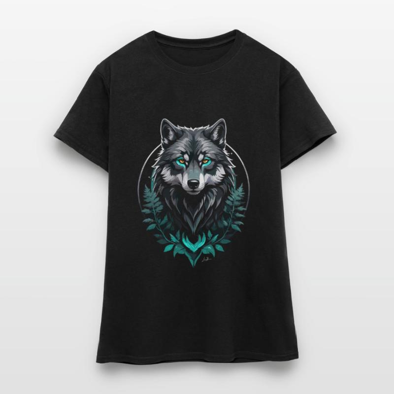 Forest Arctic Wolf Women's T-Shirt