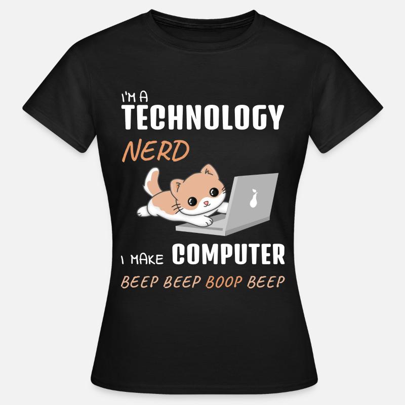 IT Computer Administrator Computerarbeit Geschenk - Frauen T-Shirt - Schwarz