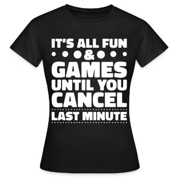 Tourism clerk Travel agency - Women's T-Shirt - black - Front - AI Model Female 172 dark (172cm)