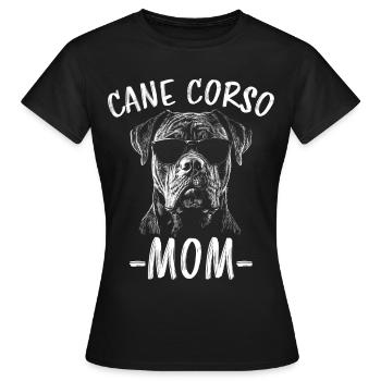 Cane Corso Italiano Mom Mom Cane Corso Gift - Women's T-Shirt - black - Front - AI Model Female 172 dark (172cm)