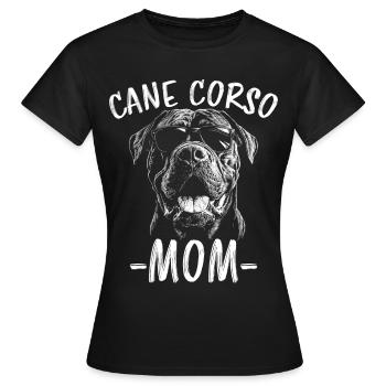 Cane Corso Italiano Mom Mom Cane Corso Gift - Women's T-Shirt - black - Front - AI Model Female 172 dark (172cm)