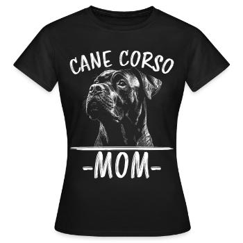 Cane Corso Italiano Mom Mom Cane Corso Gift - Women's T-Shirt - black - Front - AI Model Female 172 dark (172cm)