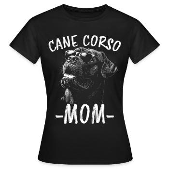 Cane Corso Italiano Mom Mom Cane Corso Gift - Women's T-Shirt - black - Front - AI Model Female 172 dark (172cm)