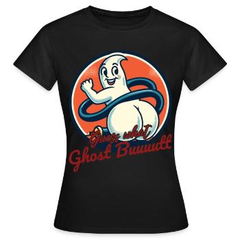 Halloween Kostüm Gespenstische Party Geister - Frauen T-Shirt - Schwarz - Vorne - AI Model Female 172 dark (172cm)