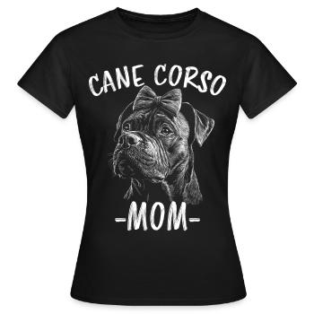 Cane Corso Italiano Mom Mom Cane Corso Gift - Women's T-Shirt - black - Front - AI Model Female 172 dark (172cm)