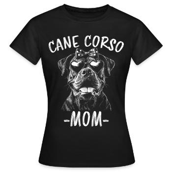 Cane Corso Italiano Mom Mom Cane Corso Gift - Women's T-Shirt - black - Front - AI Model Female 172 dark (172cm)