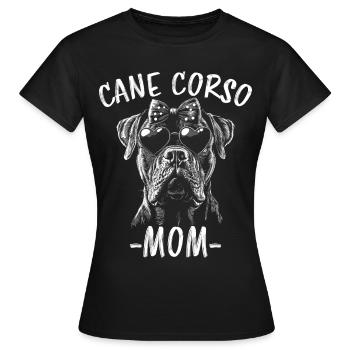 Cane Corso Italiano Mom Mom Cane Corso Gift - Women's T-Shirt - black - Front - AI Model Female 172 dark (172cm)