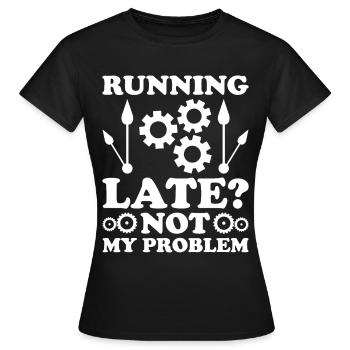 Horloger Horloger Horologues - T-shirt Femme - noir - Devant - AI Model Female 172 dark (172cm)