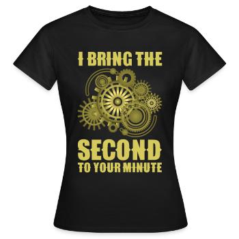 Horloger Horloger Horologues - T-shirt Femme - noir - Devant - AI Model Female 172 dark (172cm)