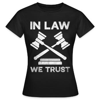 Avocat Avocat Tribunal Procureur de la République - T-shirt Femme - noir - Devant - AI Model Female 172 dark (172cm)