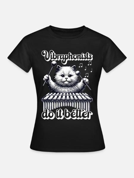 Vibraphon Vibraphonist - Frauen T-Shirt - Schwarz