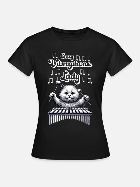 Vibraphon Vibraphonist - Frauen T-Shirt - Schwarz