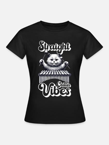 Vibraphon Vibraphonist - Frauen T-Shirt - Schwarz
