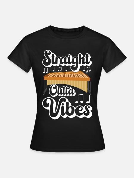 Vibraphon Vibraphonist - Frauen T-Shirt - Schwarz