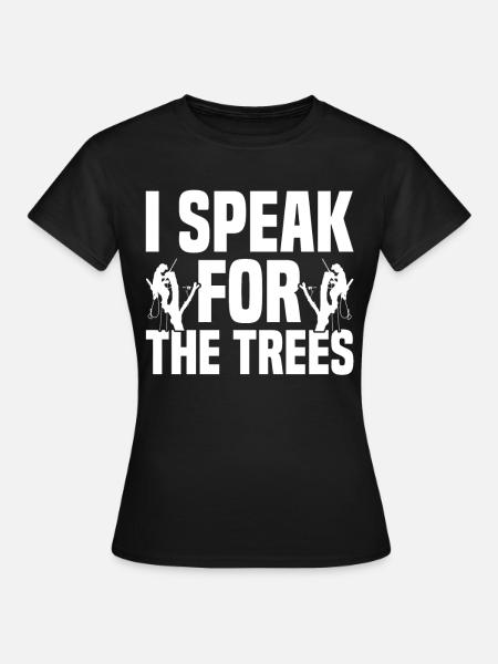 Arborist Baumpfleger Baumkletterer Baumklettern - Frauen T-Shirt - Schwarz