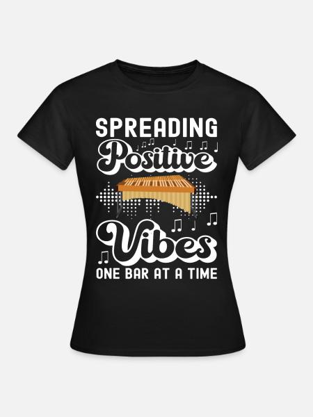 Vibraphon Vibraphonist - Frauen T-Shirt - Schwarz