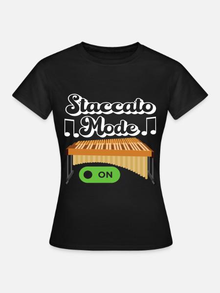 Vibraphon Vibraphonist - Frauen T-Shirt - Schwarz