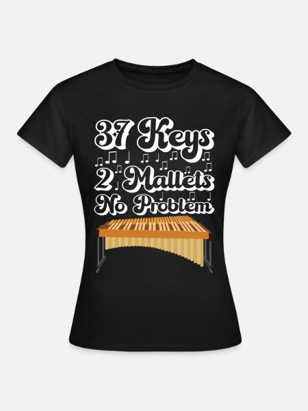 Vibraphon Vibraphonist - Frauen T-Shirt - Schwarz