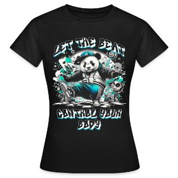 Breakdance B-boy Stunt Street Dancer - Frauen T-Shirt - Schwarz - Vorne - AI Model Female 172 dark (172cm)