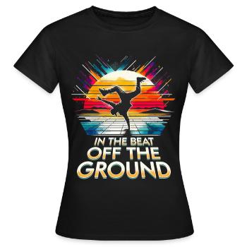 Breakdance B-boy Breakdancing - Frauen T-Shirt - Schwarz - Vorne - AI Model Female 172 dark (172cm)