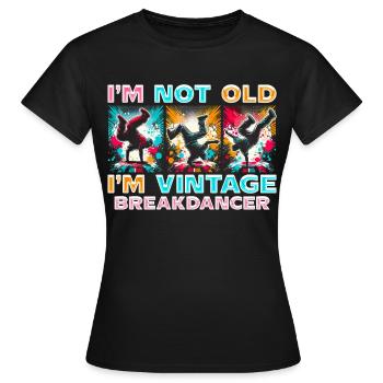 Breakdance B-boy Stunt Street Dancer - Frauen T-Shirt - Schwarz - Vorne - AI Model Female 172 dark (172cm)