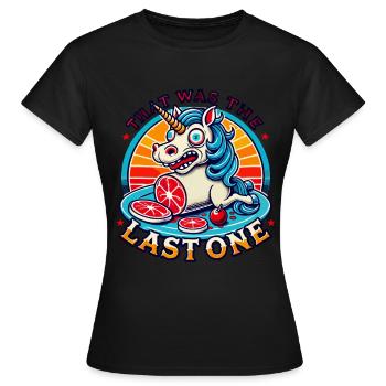 Drôle Noir Potence Humour Mignon Halloween - T-shirt Femme - noir - Devant - AI Model Female 172 dark (172cm)