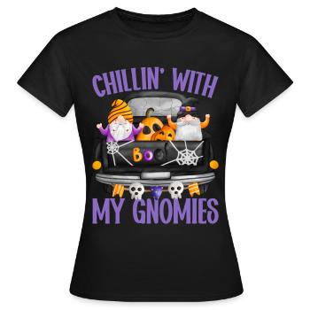 Halloween Costume - Women's T-Shirt - black - Front - AI Model Female 172 dark (172cm)