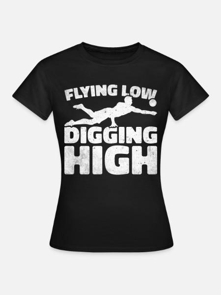 Volleyball Libero - Frauen T-Shirt - Schwarz