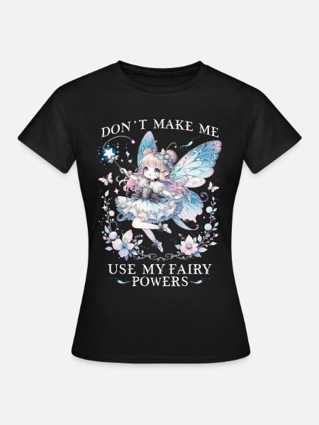 Fee Fairy Fairycore - Frauen T-Shirt - Schwarz