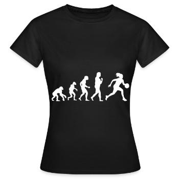 Basketball Tshirt B-Ball Dunking Rebound Spieler - Frauen T-Shirt - Schwarz - Vorne - AI Model Female 172 dark (172cm)
