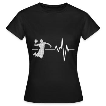Basketball Tshirt B-Ball Dunking Rebound Spieler - Frauen T-Shirt - Schwarz - Vorne - AI Model Female 172 dark (172cm)