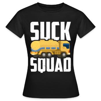 Technicien de fosse septique Installateur de système d’égout - T-shirt Femme - noir - Devant - AI Model Female 172 dark (172cm)