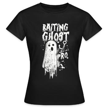 Geisterköder Appâter le fantôme comme un pro - T-shirt Femme - noir - Devant - AI Model Female 172 dark (172cm)
