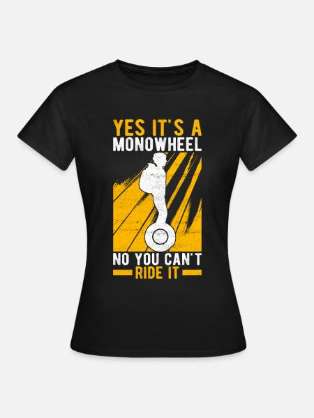 EUC Monowheel - Frauen T-Shirt - Schwarz