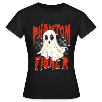 Appât fantôme Halloween Parapsychologie - T-shirt Femme - noir - Devant - AI Model Female 172 dark (172cm)