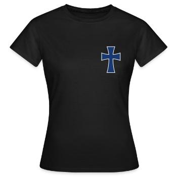 Jésus-Christ Christianisme Dieu Bible - T-shirt Femme - noir - Devant - AI Model Female 172 dark (172cm)
