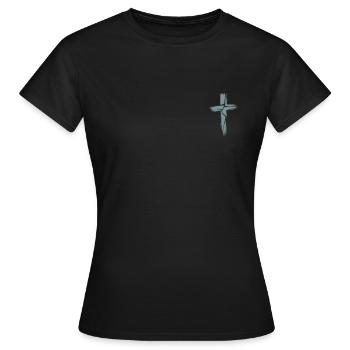 Jésus-Christ Christianisme Dieu Bible - T-shirt Femme - noir - Devant - AI Model Female 172 dark (172cm)