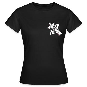 Jésus-Christ Christianisme Dieu Bible - T-shirt Femme - noir - Devant - AI Model Female 172 dark (172cm)